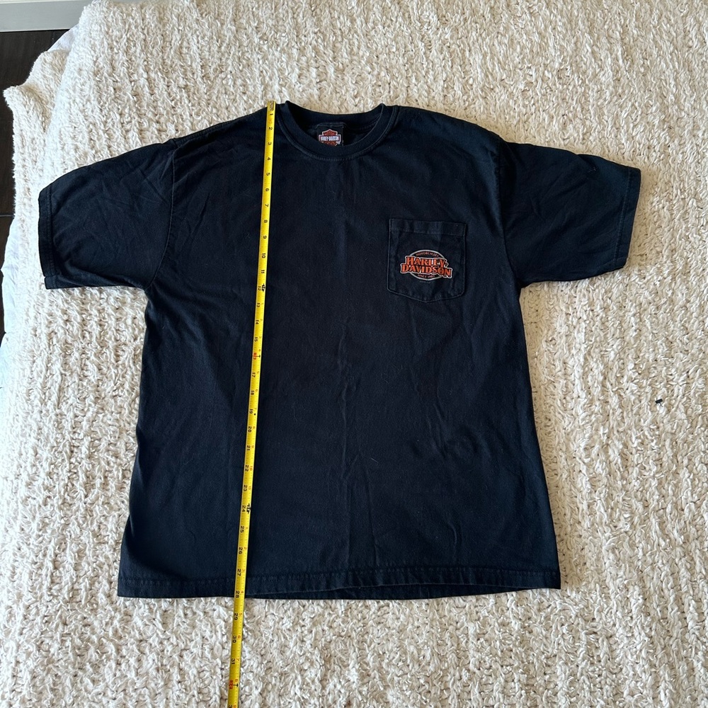 Harley-Davidson Black Tee with Red Logo